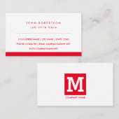 Simple modern business card template for company visitenkarte (Vorne/Hinten)