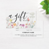 Simple & Modern Business Gift Certificate (Schreibtisch)