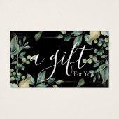 Simple & Modern Business Gift Certificate (Vorderseite)