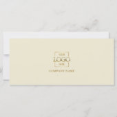 Simple Modern Business QR Code Gift Certificate (Rückseite)