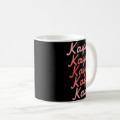Simple Modern Cool Tygraphy Name Toddler Kaffeetasse (VorderseiteRechts)