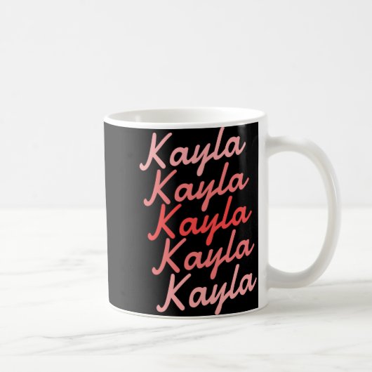 Simple Modern Cool Tygraphy Name Toddler Kaffeetasse (Rechts)