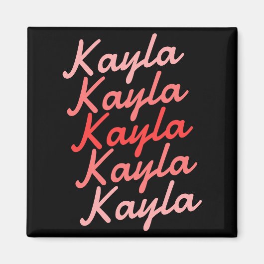 Simple Modern Cool Tygraphy Name Toddler Magnet (Vorne)