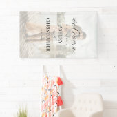 Simple Modern Elegant Photo Wedding Welcome Banner (Insitu)