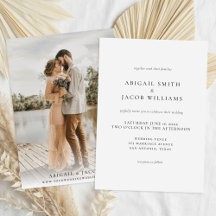 Simple Modern Elegant Wedding