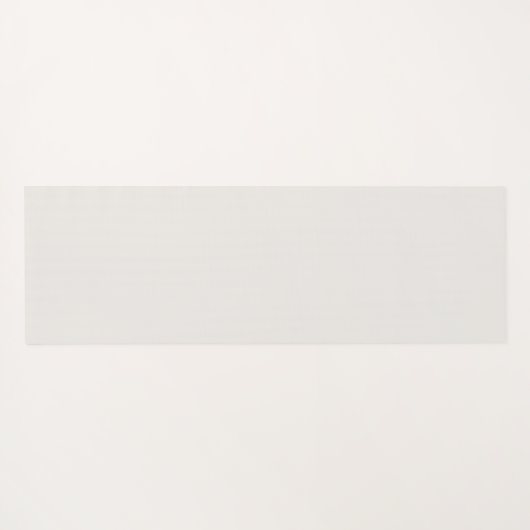 Simple Modern Floral Script Name Cream Lotus Yogamatte (Rückseite (Horizontal))