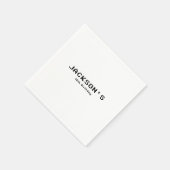 Simple Modern Gamer Boys Birthday Party Serviette (Ecke)