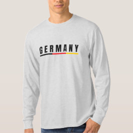 Simple Modern Germania Deutschland Art Letter Souv T-Shirt