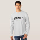 Simple Modern Germania Deutschland Art Letter Souv T-Shirt (Vorne ganz)