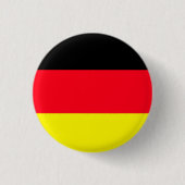 Simple Modern Germany National Flag Souvenir Button (Vorderseite)