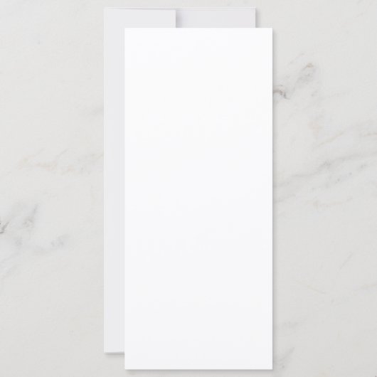 Simple Modern Gold Script Bookmark Photo Wedding Save The Date (Rückseite)