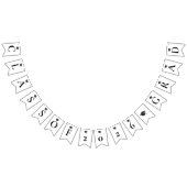 Simple Modern Graduation Party Wimpelkette (Alle)
