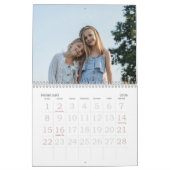 Simple Modern Grandchildren Photo Desk Kalender (Feb 2026)