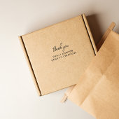 Simple Modern Handwriting Thank You Business Permastempel