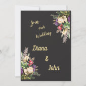 Simple modern invitation, simple, minimalist save the date (Vorderseite)