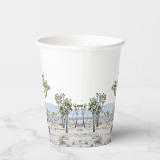 Simple Modern Joshua Tree Boho Wedding Pappbecher (Rechts)