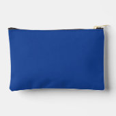 Simple Modern Minimalist Cute Aesthetic Blue Zubehörtasche (Rückseite)