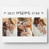 Simple Modern Personalized Gift for Mom Photo Fotoplatte (Vorderseite)