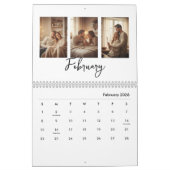 Simple Modern Photo Calendar Kalender (Feb 2026)