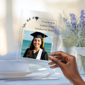 Simple modern photo Graduate Acrylschild