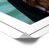 Simple modern photo Graduation Party welcome Poster (Ecke)