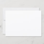 Simple modern photo wedding save the date (Rückseite)