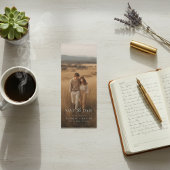 Simple Modern Photo Wedding Save the Date