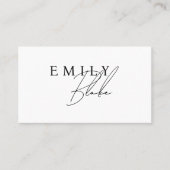 Simple Modern Scannable QR code Business  Visitenkarte (Vorderseite)