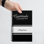 Simple Modern Script Calligraphy Danktude Journal Notizblock