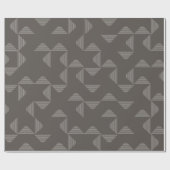 Simple, modern, trendy geometric graphic pattern geschenkpapier (Flach)