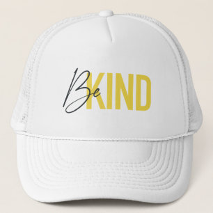 Simple, modern, urban cool vibrant design Be Kind Truckerkappe
