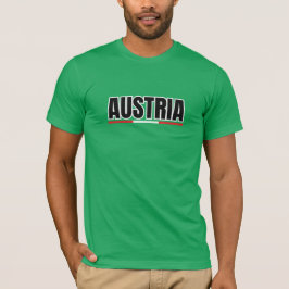Simple Modern Vienna Austria Art Letter Souvenir T-Shirt