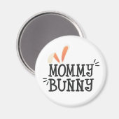 Simple Mommy Bunny Ostertypografie | Magnet (Vorderseite/Rückseite)