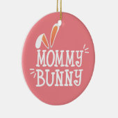 Simple Mommy Bunny Ostertypografie | Ornament (Rechts)