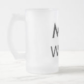 Simple monogram add your name letter man minimal   mattglas bierglas (Links)