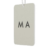 Simple monogram add your name letter man minimal t autolufterfrischer (Links)