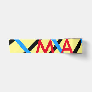 Simple monogram add your name letter man minimal t satinband