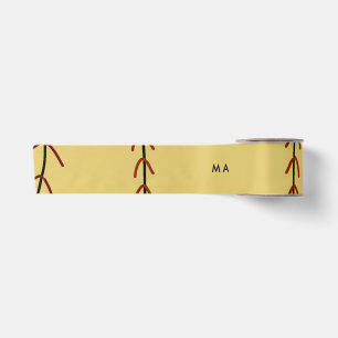 Simple monogram add your name letter man minimal t satinband
