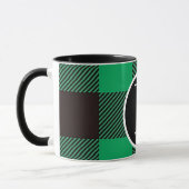 SImple Monogramm-Tasse Tasse (Links)