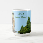 Simple Morning 'GreenThang' Meerkat Tier Kaffeetasse (Mittel)