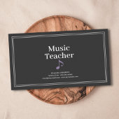 Simple Music Teacher Visitenkarte