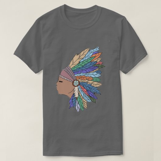 Simple Native American Art T-Shirt (Design vorne)