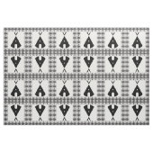 Simple Native American Tipi Black Stoff (Fat Quarter (45,7 x 55,9 cm))