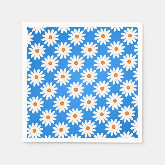 Simple Niedlich Daisy Floral Serviette (Vorderseite)