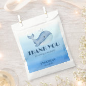 Simple Niedlich Whale Blue Ocean Geburtstag Vielen Geschenktütchen (Ausgeschnitten)