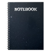 Simple night NOTEBOOK Notizblock (Vorderseite)