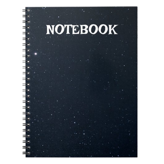 Simple night NOTEBOOK Notizblock (Vorderseite)