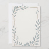 Simple not complicated Wedding invitation Einladung (Rückseite)