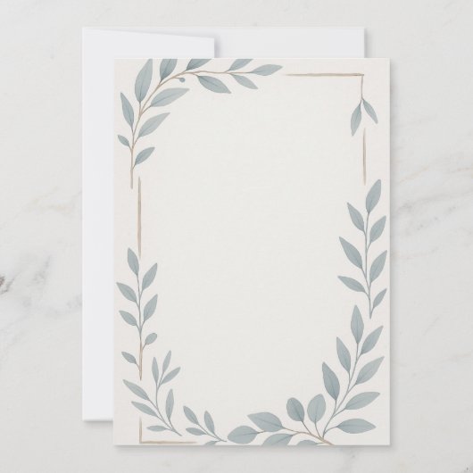 Simple not complicated Wedding invitation Einladung (Rückseite)