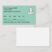 Simple Nurse Practitioner Appointment Cards Terminkarte (Vorne/Hinten)